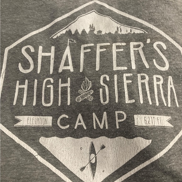 Next Level Apparel “Shaffer’s High Sierra Camp” Gray Hoodie- size Small - Picture 2 of 4